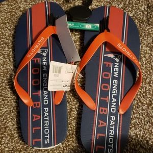 New England Patriots Flip flops